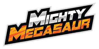 Mighty Megasaur logo